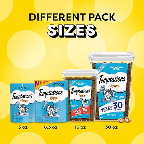 Miniatura 12 de Golosinas Temptations clásicas para gatos, empaque múltiple