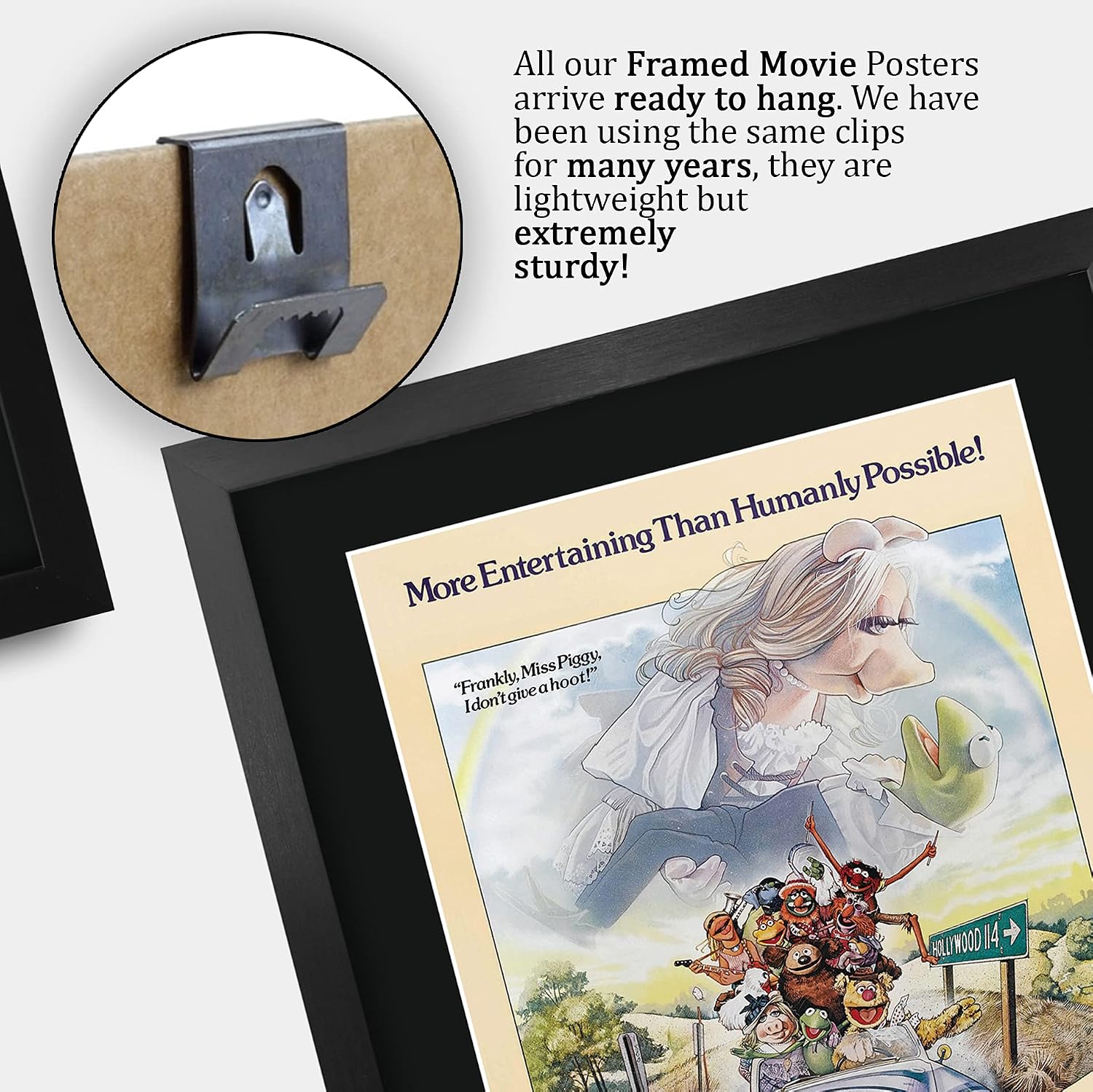 HWC Trading The Muppet Movie 16 x 12 inch Framed Gifts Printed Poster Signed Autograph Picture for Movie Memorabilia Fans - 16" x 12" Framed image 5