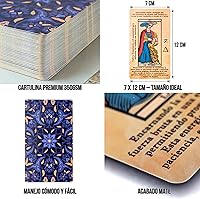 Vista 5 de Witchy Cauldron Tarot de Marsella en Español – 78 Cartas de Tarot con Significado para Principiantes – Baraja de Tarot Español de Marsella