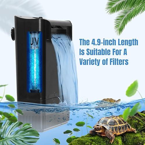 Miniatura 2 de Esterilizador UV de acuario para acuario Luz UVC para tanque de peces Luz 5W 7W 11W Máquina de matar verde removedor de algas para acuario estanque