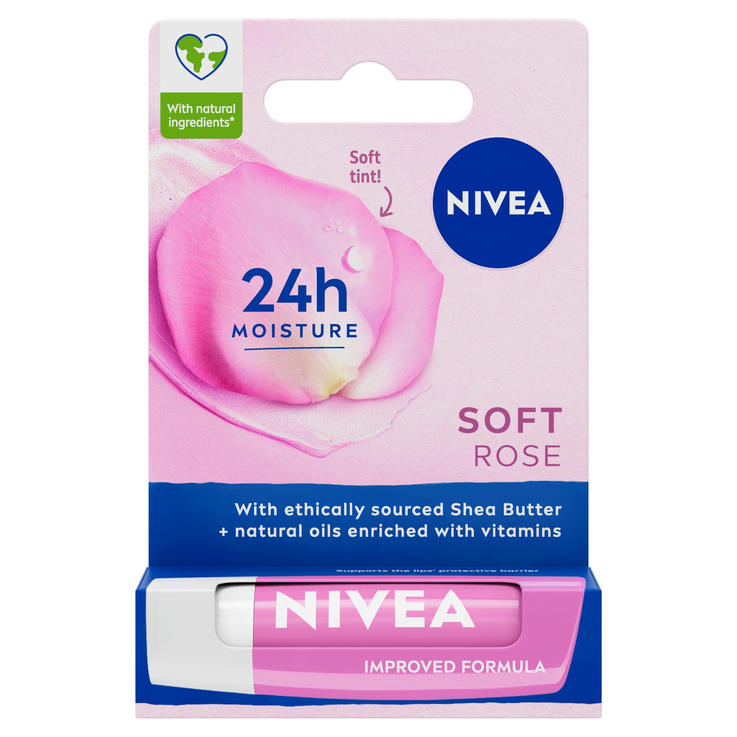 Nivea Soft Rose Lip Balm 4.8G