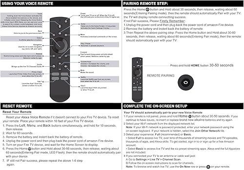 Miniatura 4 de NTQinParts Control remoto de TV de voz de repuesto para Insignia NS-65F301NA22 NS-70F301NA23 NS-65F301NA23 4K Samrt LED TV