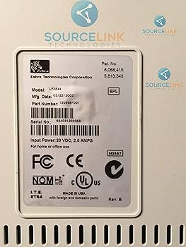 Amazon.com : Zebra LP 2844 Direct Thermal Label Printer 2844