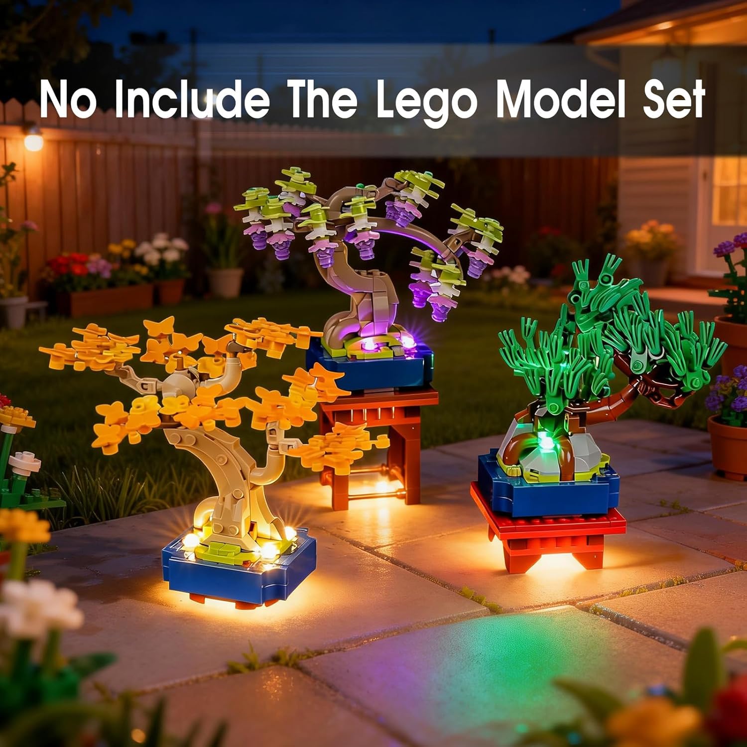LED Light for Lego 10373 Mini Bonsai Trees Set, Light Kit Compatible with Lego 10373 Building Blocks Model, Not Included The Model Set