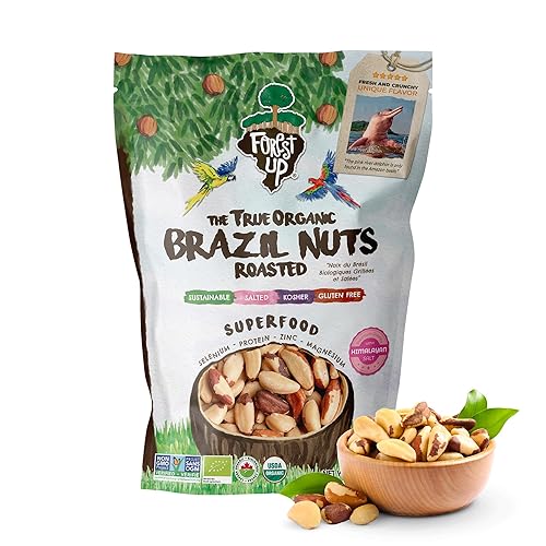Vista 20 de Mezcla de Frutos Secos Açaí 7 oz – Las Verdaderas Nueces de Brasil Orgánicas Tostadas + Trozos de Fruta de Açaí + Trozos de Fruta de Cupuaçu – Combo