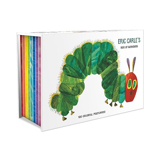 Eric Carle's Box of Wonders: 100 Colorful Postcards