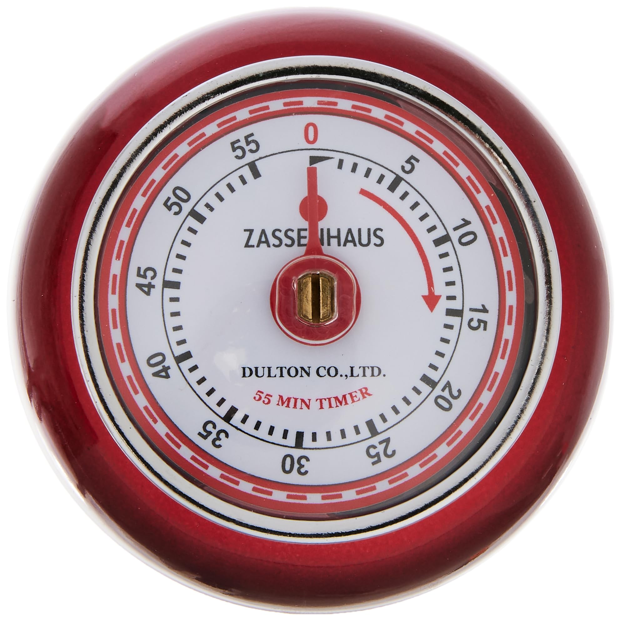Amazon.com: Zassenhaus 71849 Kitchen Timer, Metallic red,7