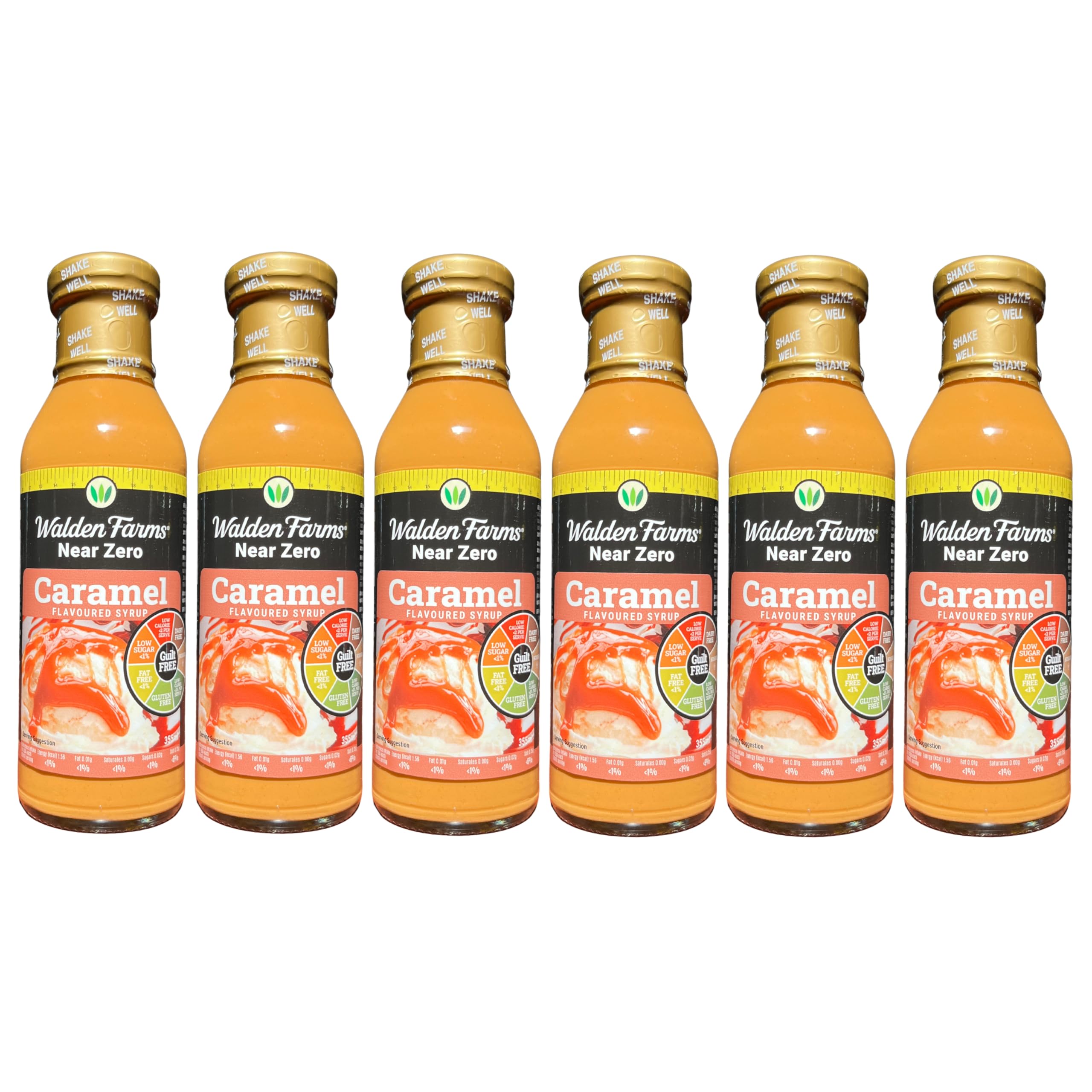 Near Zero Caramel Flavoured Syrup 355ml (PACK OF 6)