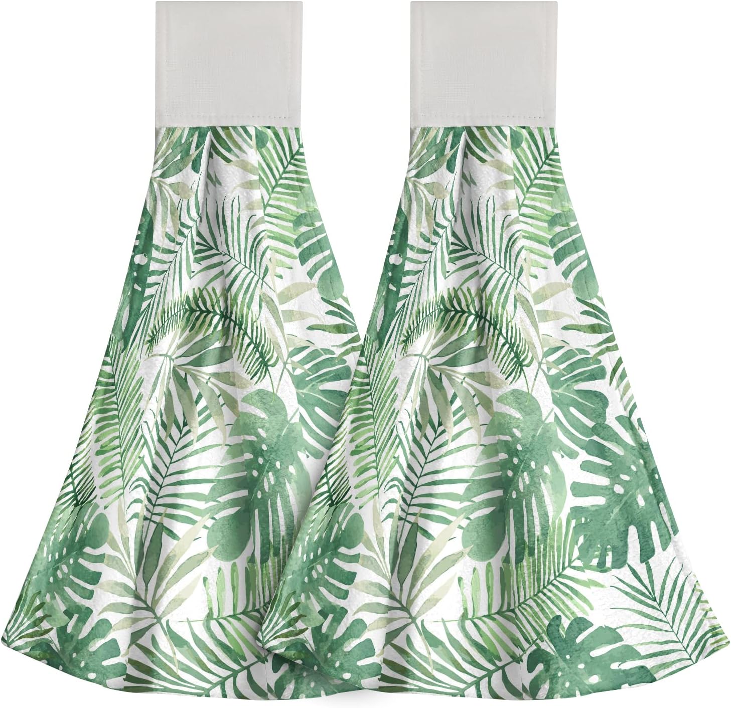 Amazon.com: Tropical Palm Leaves Hand Towel - Banana Leaf Hanging ...