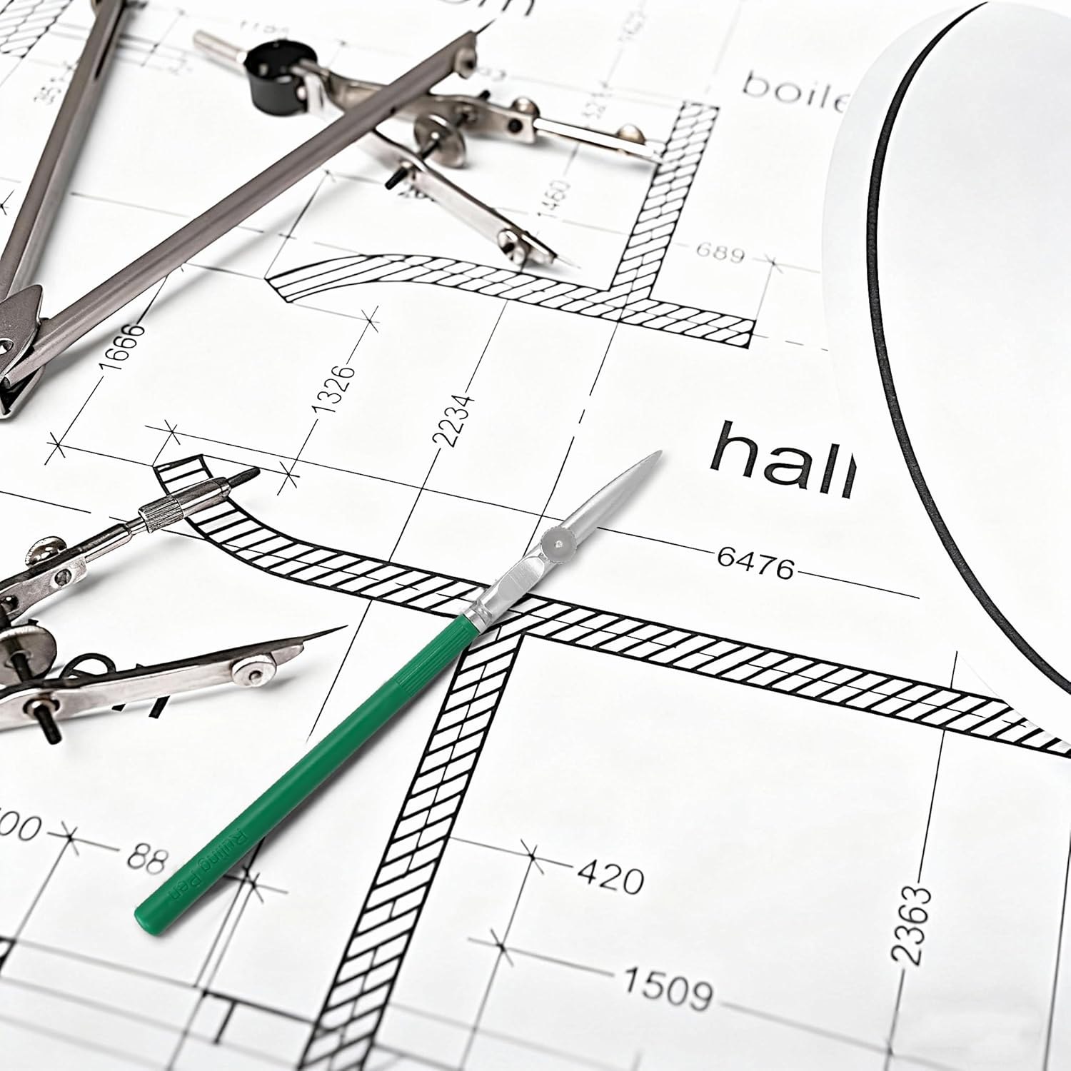 Ruling Pen for Masking Fluid - Precision Tool for Fine Line Drawing, Technical Cartography and Calligraphy - Compatible with Drawing Ink, Indian Ink & Gouache - Image 6