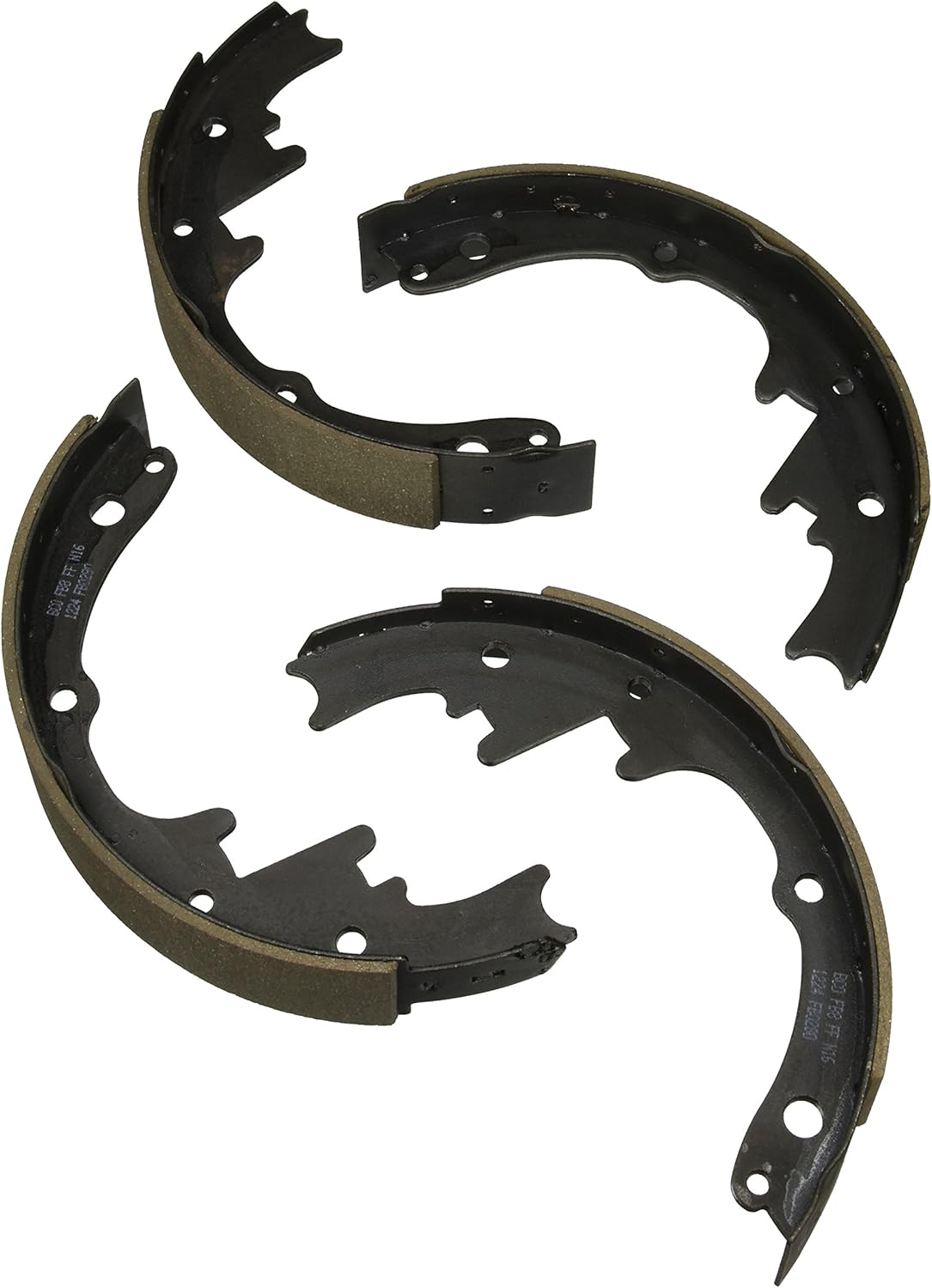BOSCH BS280 Blue Drum Brake Shoe Set - Compatible with Select Chevrolet Blazer, C10, G10/20, K10, Suburban; GMC C15, C1500, G15, G1500, G25, G2500, K15, K1500, Suburban; Jeep J10, Wagoneer + More