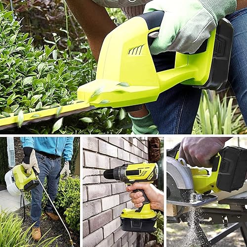 Miniatura 6 de FSKE Paquete de 2 baterías de repuesto de 6.0Ah para Ryobi 18 V batería de iones de litio P102 P103 P104 P105 P108 P189 P190 P197 PBP005 BPL-1815