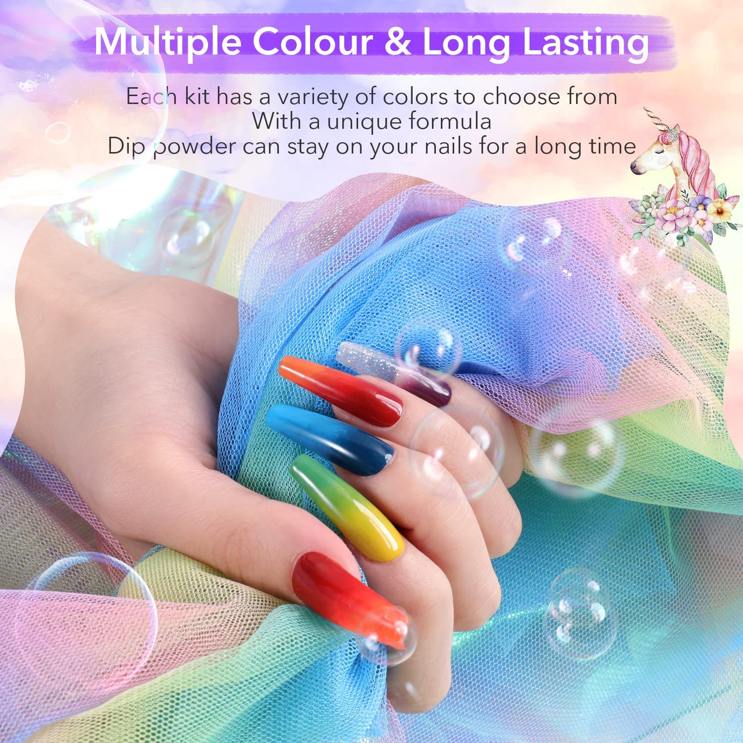 Aokitec 8 Colors Dip Powder Set - Image 3