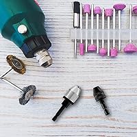 Vista 4 de Honoson Keyless Drill Chuck Bit 1/4 Inch Hex Shank Keyless Drill Chuck Fast Change Converter Extension Screwdriver Adapter in 0.3-6.5 Mm, 0.3-3.6 mm