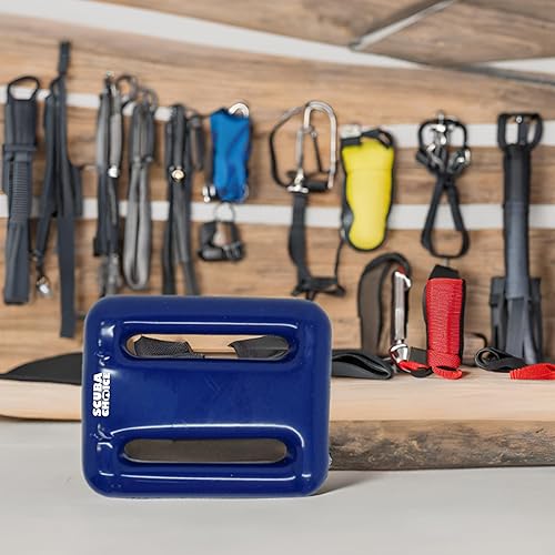 Miniatura 5 de Scuba Choice Pesas de buceo con revestimiento de vinilo, peso de buceo compacto y duradero, control de flotabilidad preciso, estabilidad mejorada,