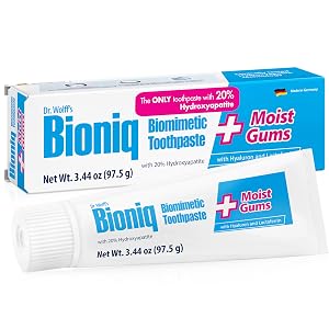 Bioniq Plus Toothpaste with 20 Hydroxyapatite Fluoride Free Toothpaste Hydroxyapatite Clinically Tested Expert Enamel Care with Mint Flavor