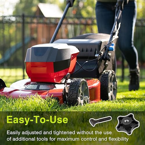 Miniatura 7 de Kit de perilla de mango y tornillo, compatible con cortacéspedessopladores de nieve Toro Reparación # 92-2260 y 106-4161, para la mayoría de los