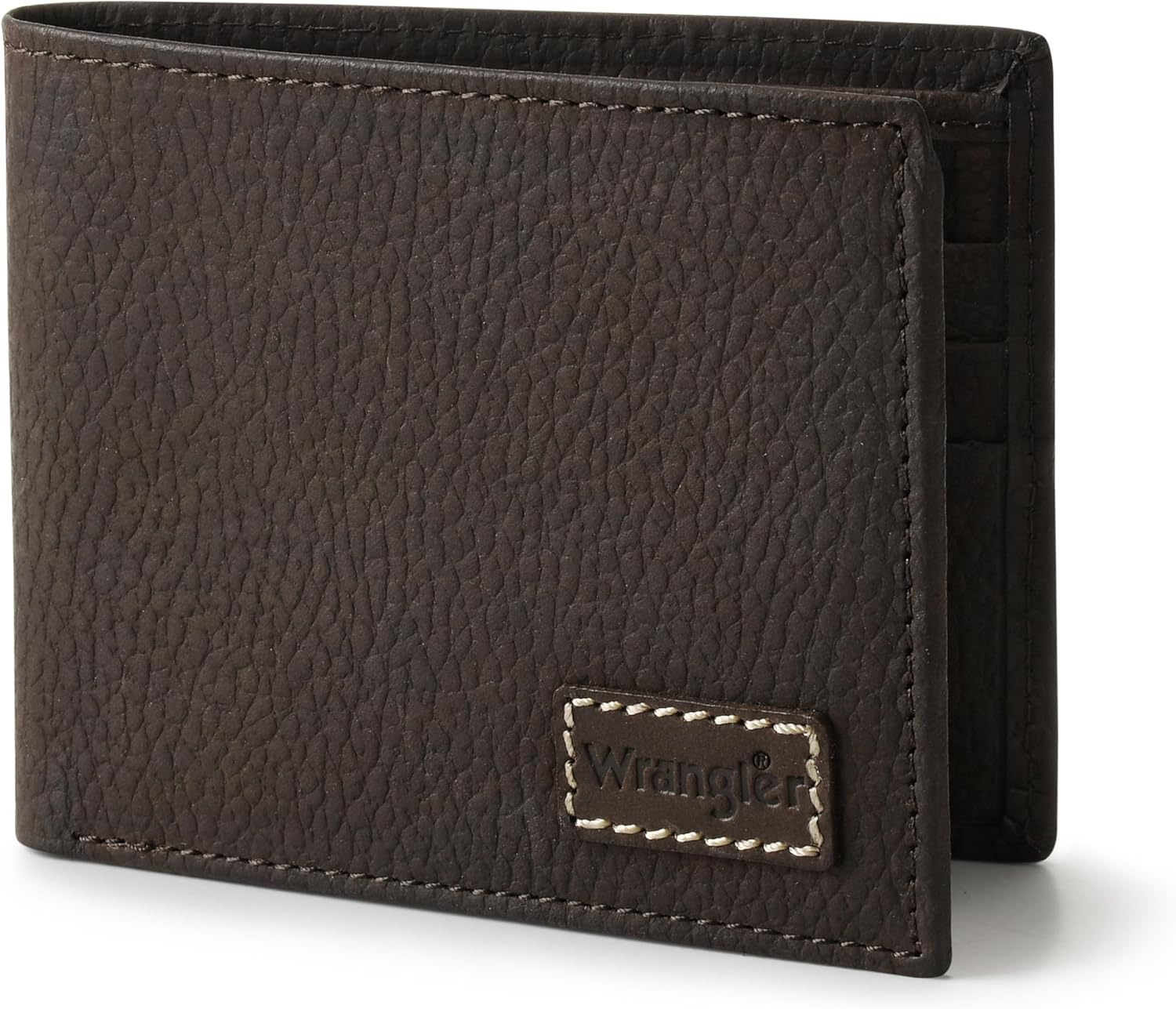 Wrangler Bifold Wallet for Men, Genuine Leather, Gift for Him | Gift for Him