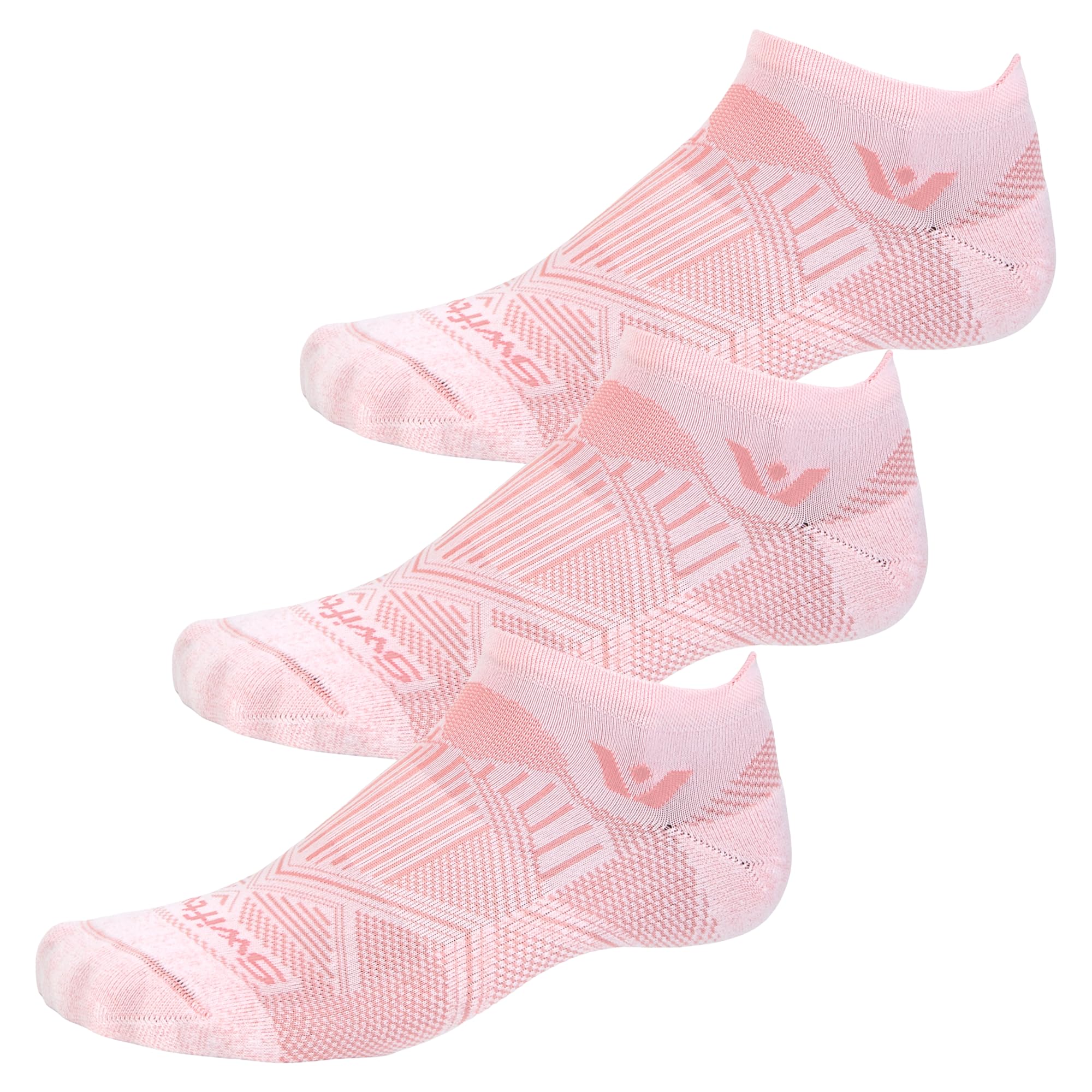 Swiftwick- ASPIRE No-Show 3-Pack Running &amp; Cycling Socks, Compression Fit