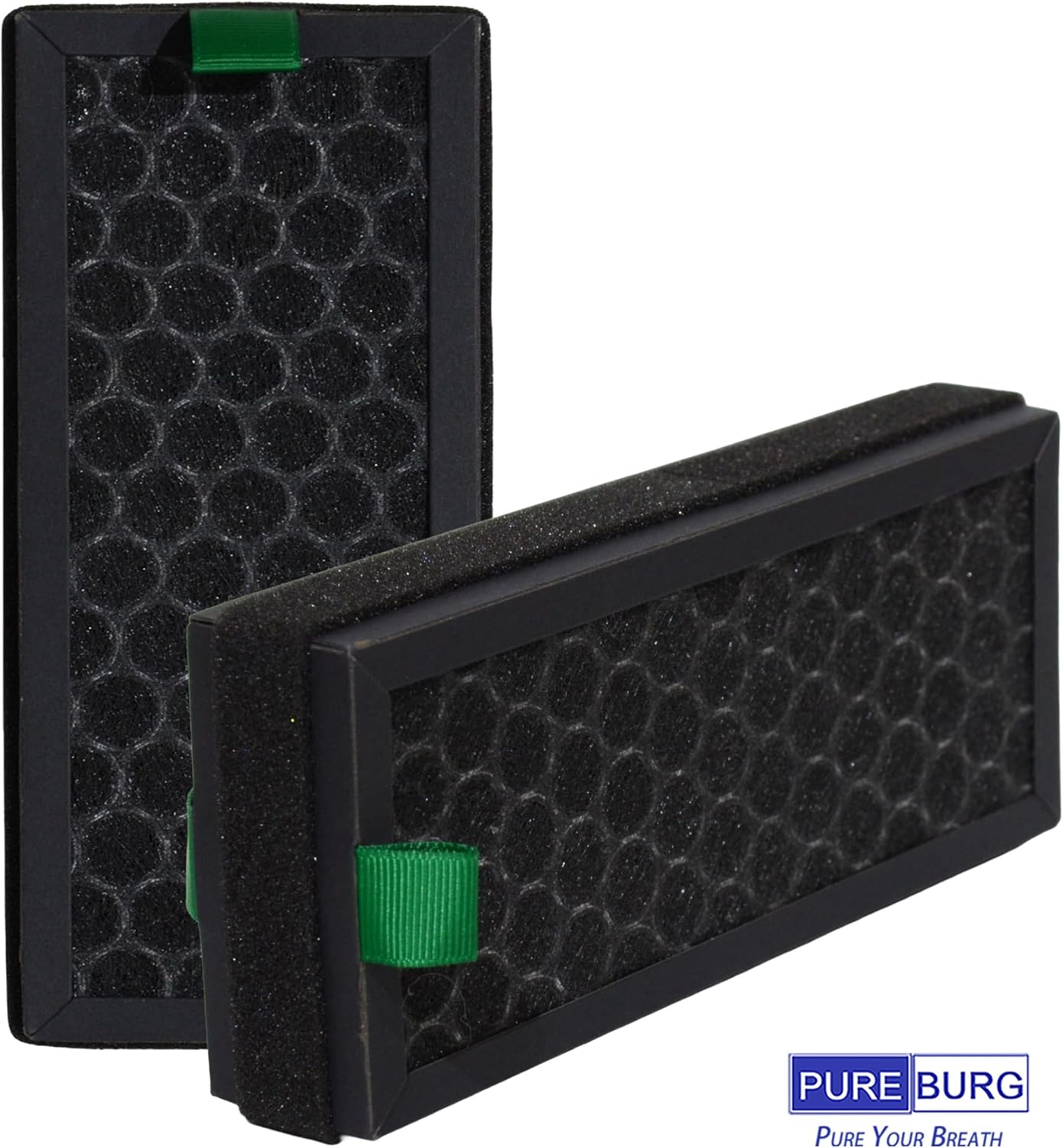 PUREBURG Replacement Deodorizing Filter Compatible with PETLIBRO LUMA Smart Litter Box PLLB001, 4-Pack Activated Carbon Deodorize Odor