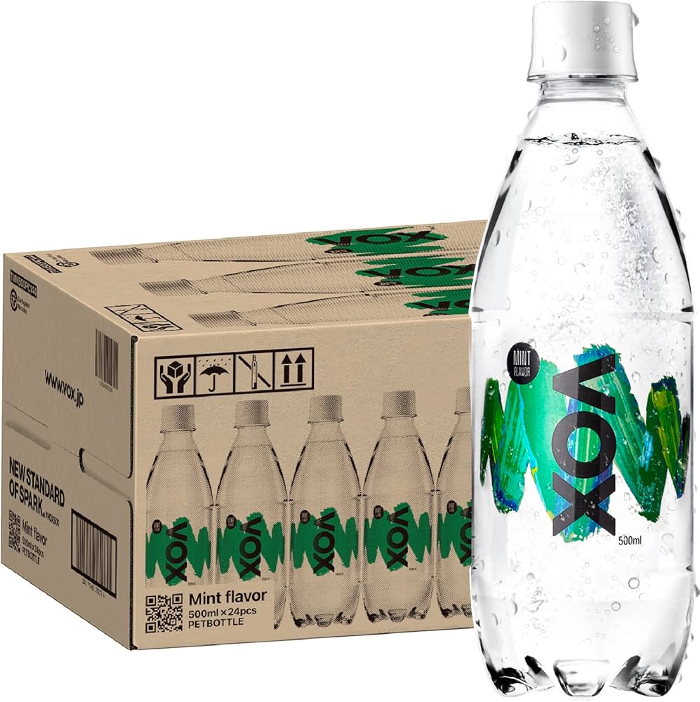 Amazon.co.jp: VOX(ヴォックス) 強炭酸水 ミントフレーバー 無糖 500ml