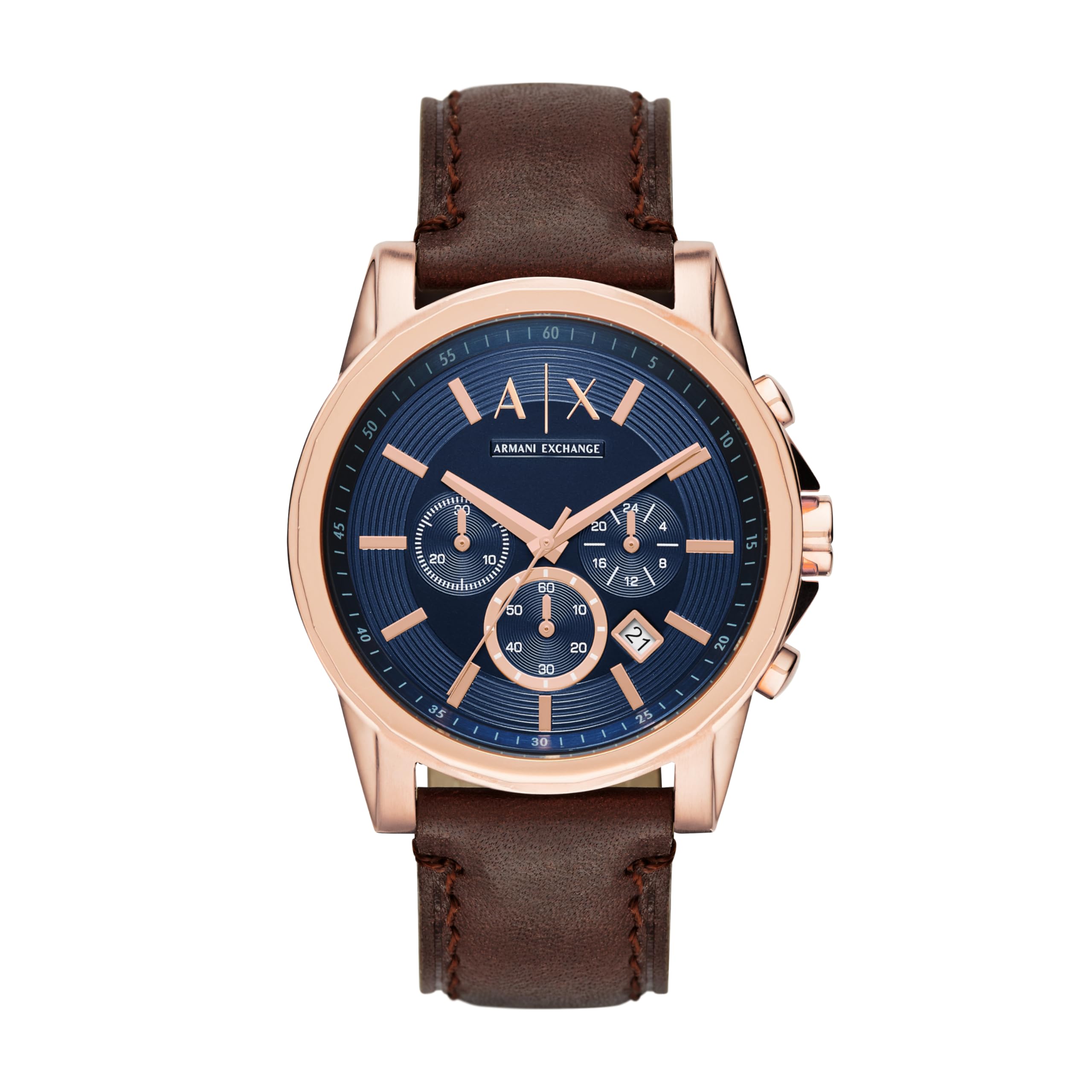 Armani Exchange AX Chronograph Watch for Men with Leather, Stainless Steel or Silicone Band