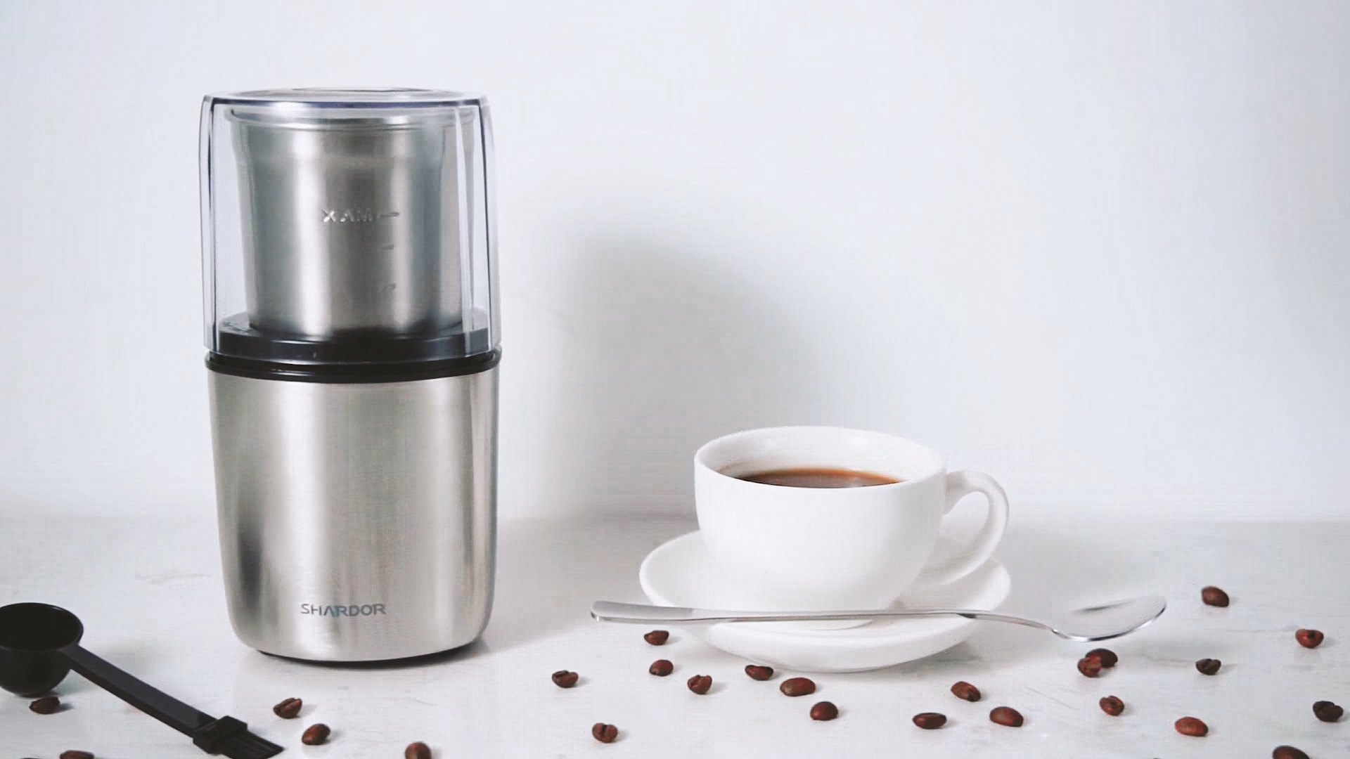 SHARDOR Electric Coffee Bean Grinder, Spice Grinder, 1 Removable Bowl with Stainless Steel Blade, Silver - Image 7