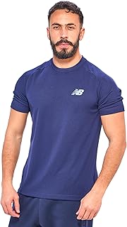 تيشرت جيرسي من مجموعة ريسنج اند كومبتشن بأكمام قصيرة وتصميم رائع للرجال من نيو بالانس، عبوة من 1 قطعة