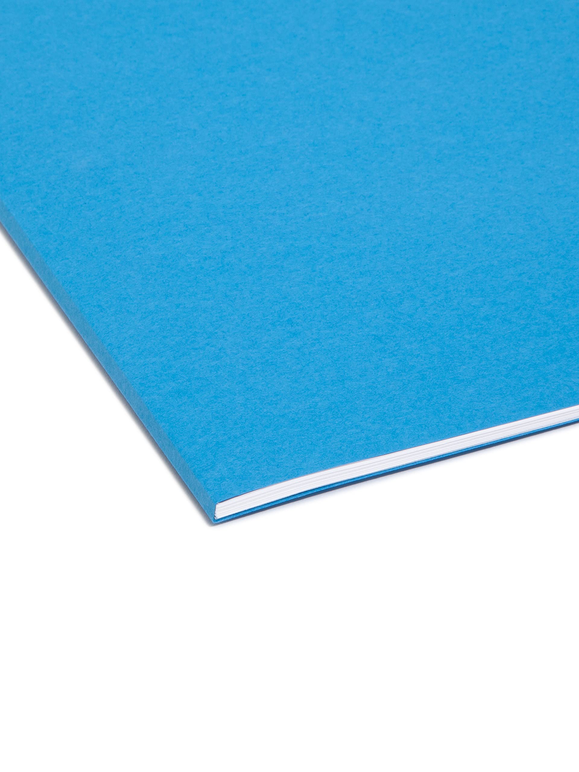 Smead File Folders 1/3 Cut Letter Sky Blue (100) Plastica Blu
