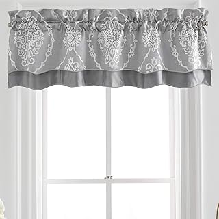 Isla Scalloped Valance, Grey - Buy now