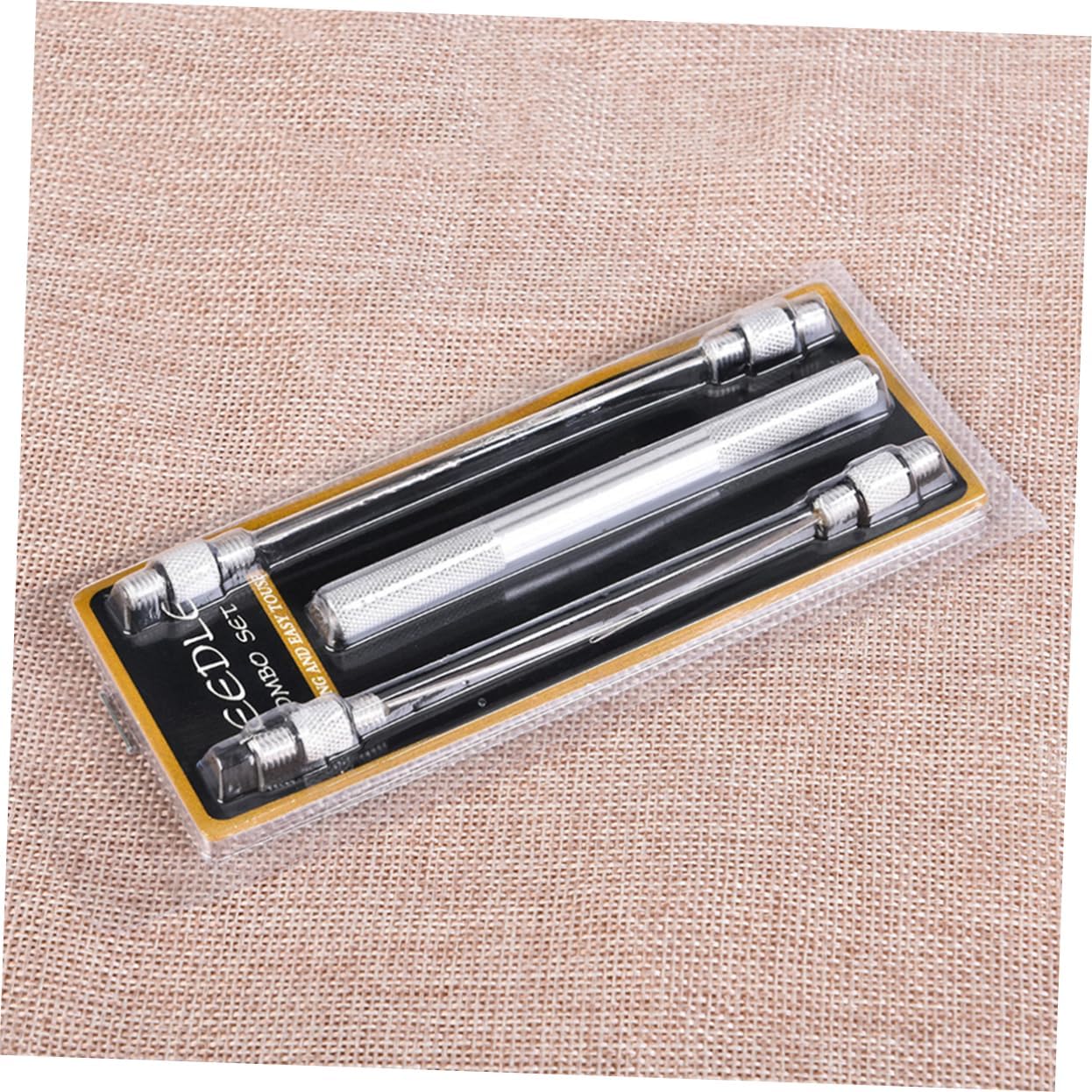 Aluminum Alloy Handle Bait Tackle Barbs Needle 10pcs Set Perfect for Fishing Lure Rigging Metal Rigging Bait Needle