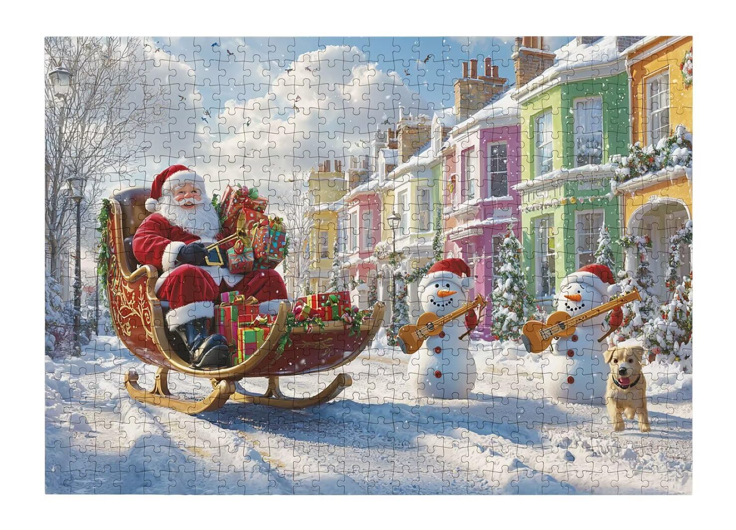 Puzzle Natale, Puzzle 2000 Pezzi Arte per Adulti, Regalo Uomo e Donna -4757