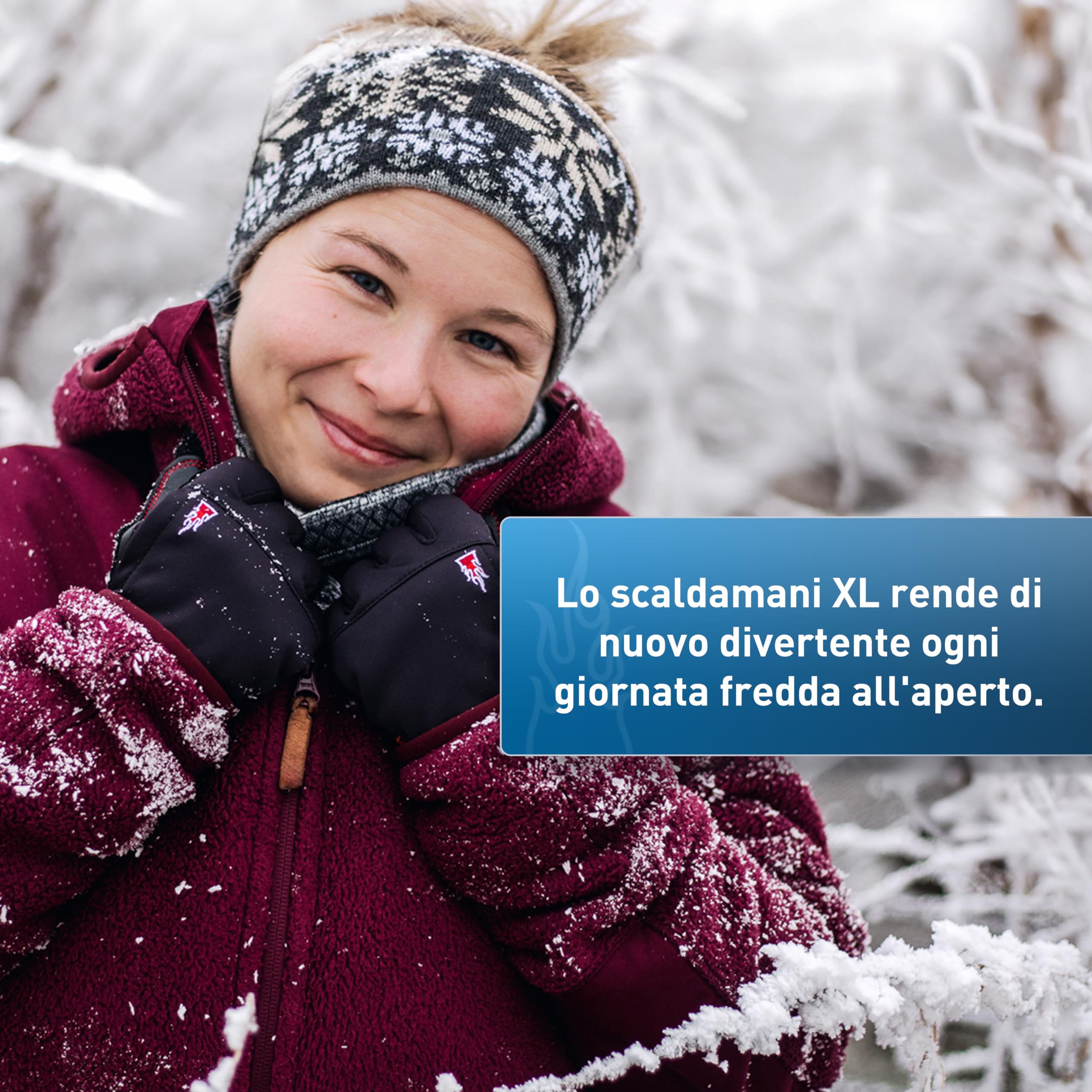 THE HEAT COMPANY Scaldamani XL - 10 o 40 pezzi - Extra caldo - XL - Mani calde 24 ore - Calore istantaneo - Attivazione dell'aria - Puramente naturale