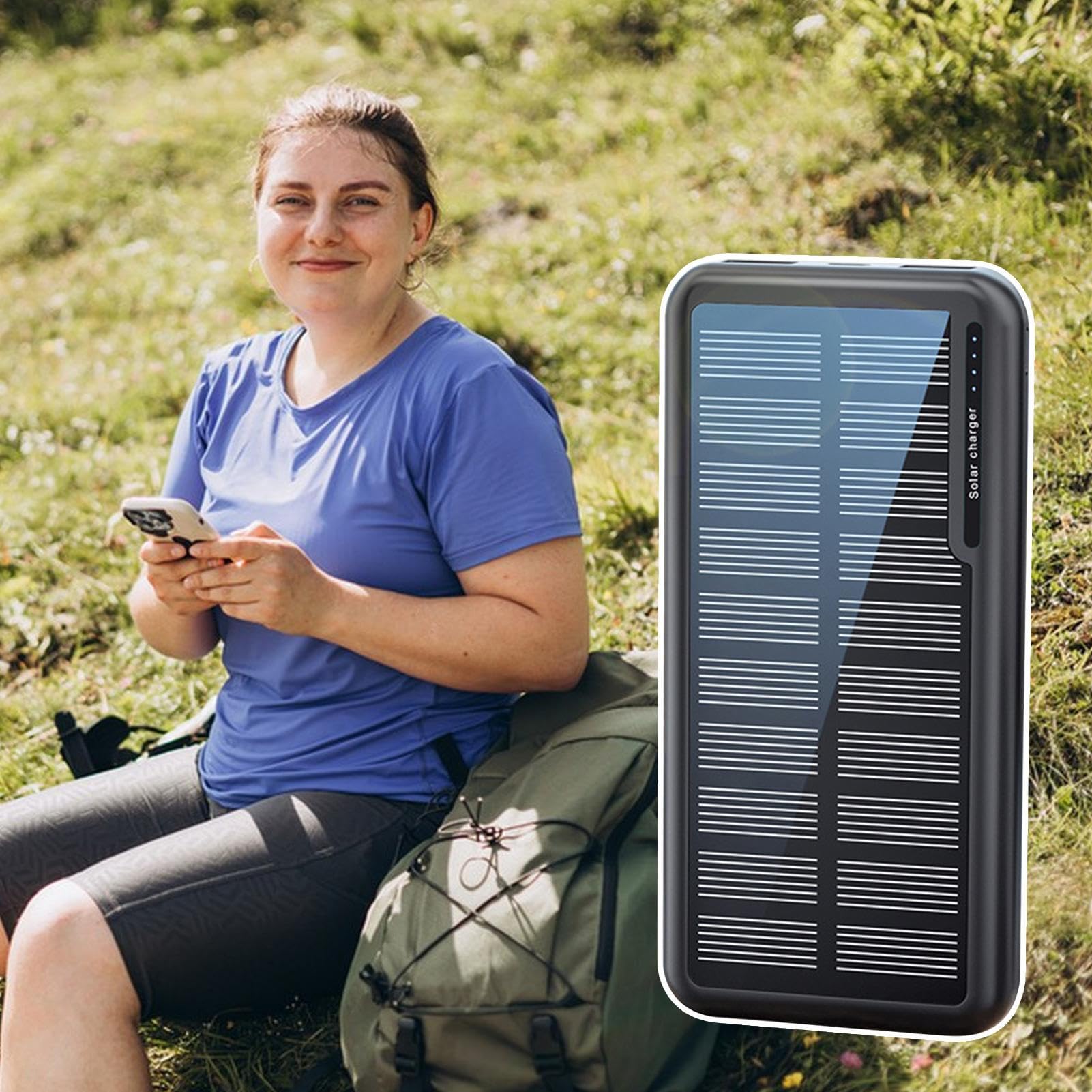 Banque d'énergie Solaire Batterie Externe 10000mAh