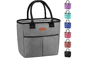 FITHOME Reusable Insulated Cooler Travel Bag