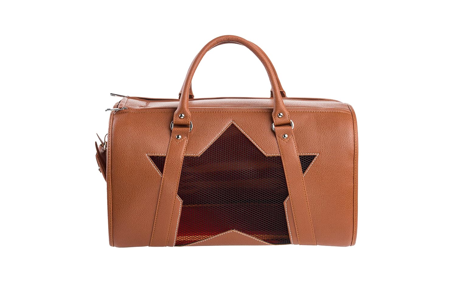 TouristPet Pet Carrier Dog Cat Puppies Carrier Pet TSA Airline Approved Luxury Faux Leather Carrier Breathable Gift Box Co