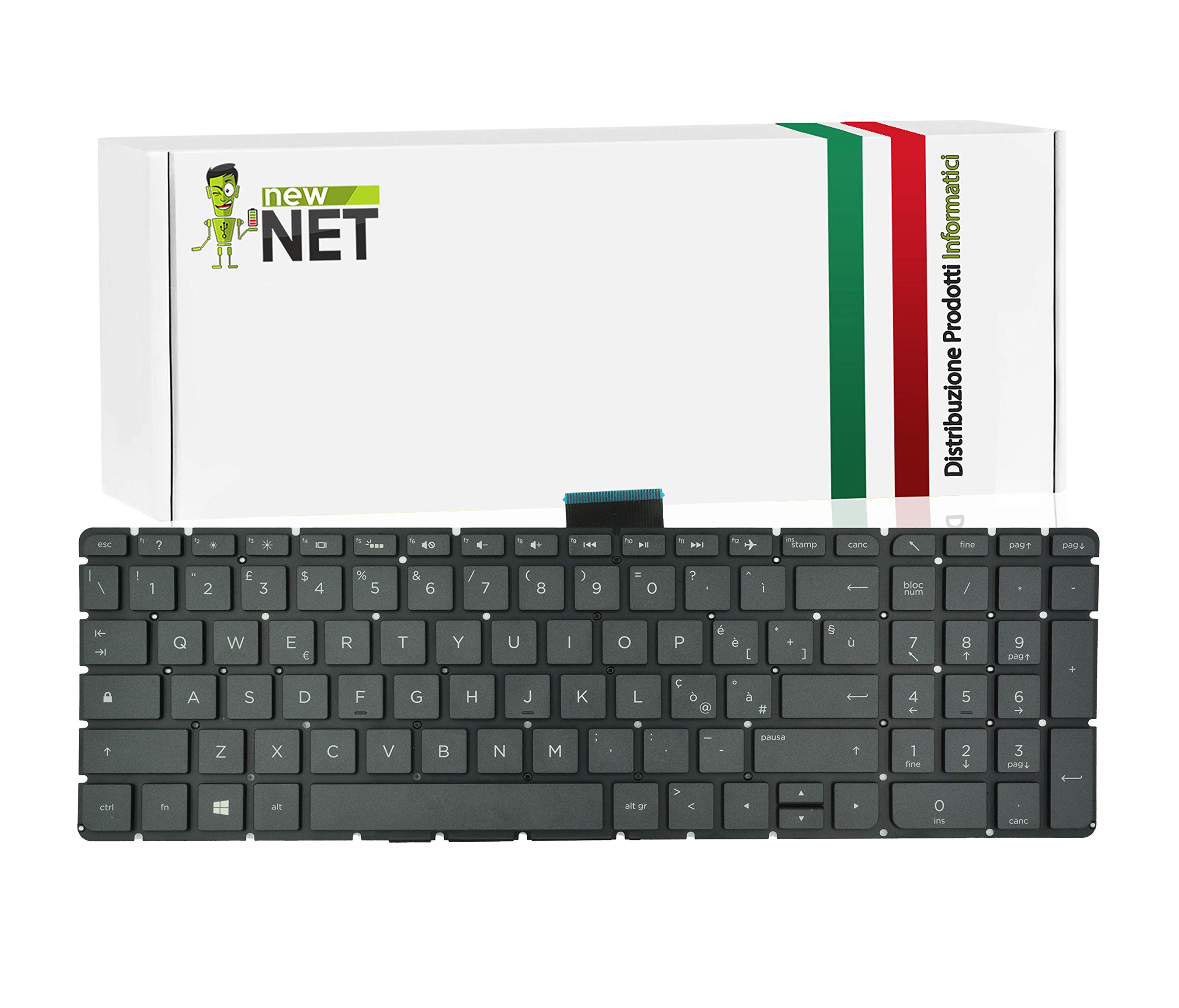 Tastiera Italiana Retroilluminata HP Pavilion no-frame 15-BC008NL 15