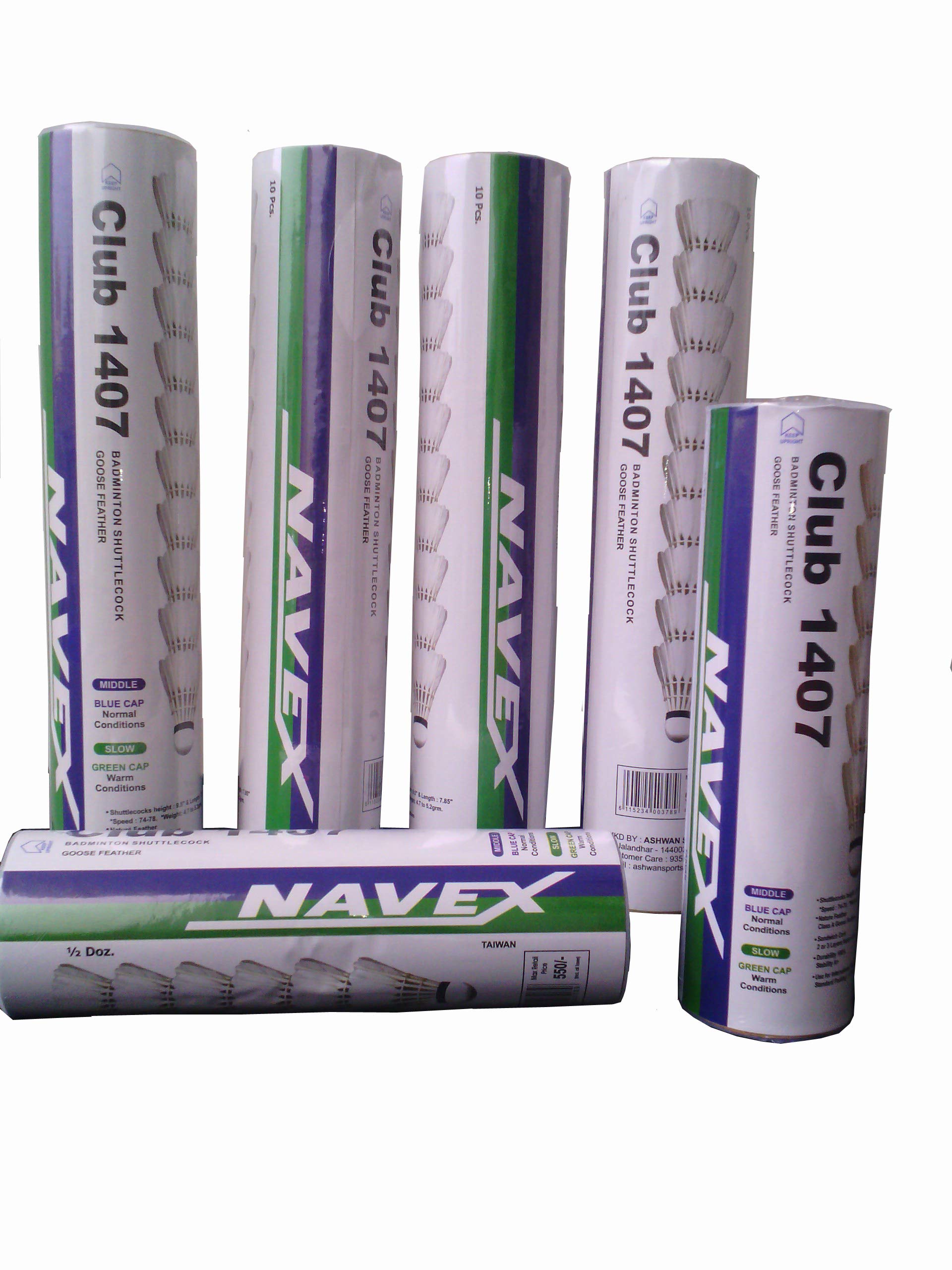 NAVEX Goose and Duck Feather SHUTTLECOCKS 10 PCS-image-36
