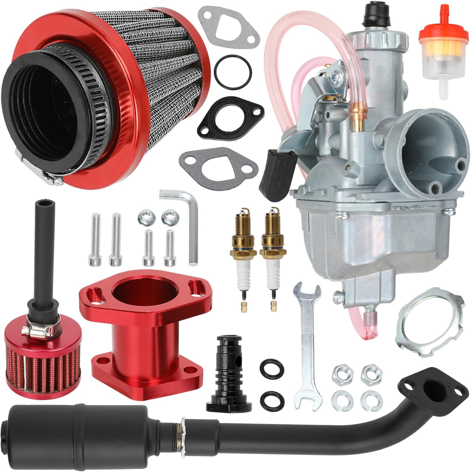 Buy GREHUA VM22 Carburetor Intake Manifold Air Filter Exhaust Pipe