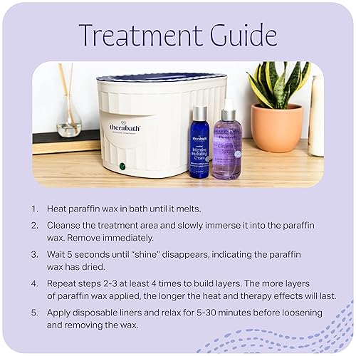 Miniatura 5 de Therabath Guantes y forros para botas, accesorios de parafina de grado profesional, 100 forros de plástico desechables para terapia de manos y pies