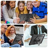 Vista 9 de Timecity Funda para tablet Samsung Galaxy Tab S10 Ultra/S9 Ultra/S8 Ultra de 14.6 pulgadas, funda protectora resistente con protector de pantalla