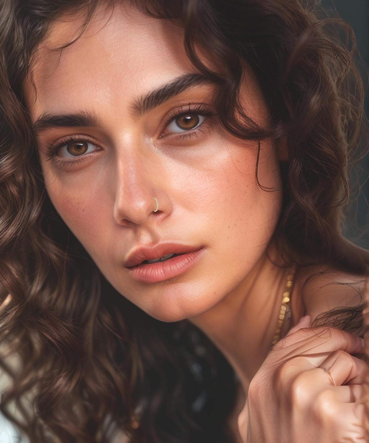 2pcs Nose Rings Hoops 316L Surgical Steel Nose Rings 20G Hinged CZ Piercing Jewelry Septum Clicker Lip Rings Cartilage Earring Helix Daith - Image 5