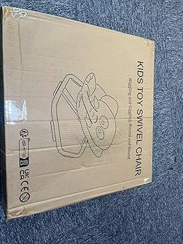 TERRAMUS Elephant Swivel Chair for Kids, 360° Spinning Seat