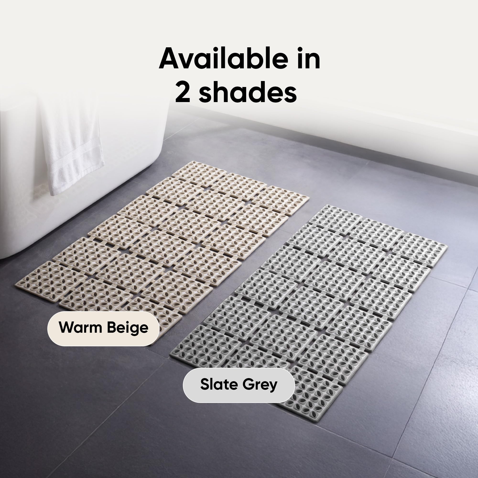 Frido Anti-Slip Bath Mat - Safe & Quick Drying -9