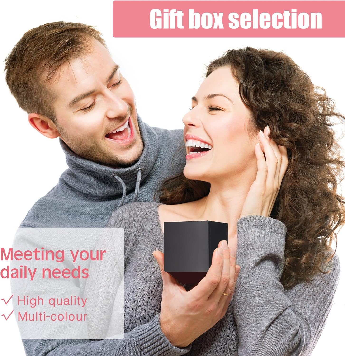 Zhehao 48 Pack Black Gift Boxes Small Cardboard Gift Boxes with Lids image 5