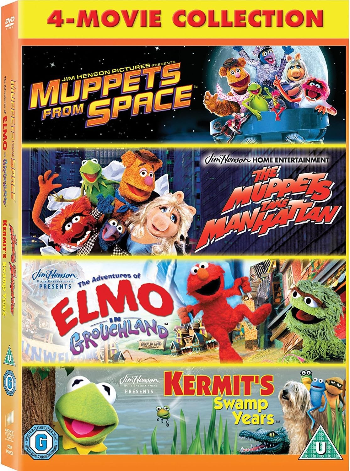 Adventures of Elmo in Grouchland, the / Kermit's Swamp Years / Muppets from Space / Muppets Take Manhattan, the - Set [DVD]