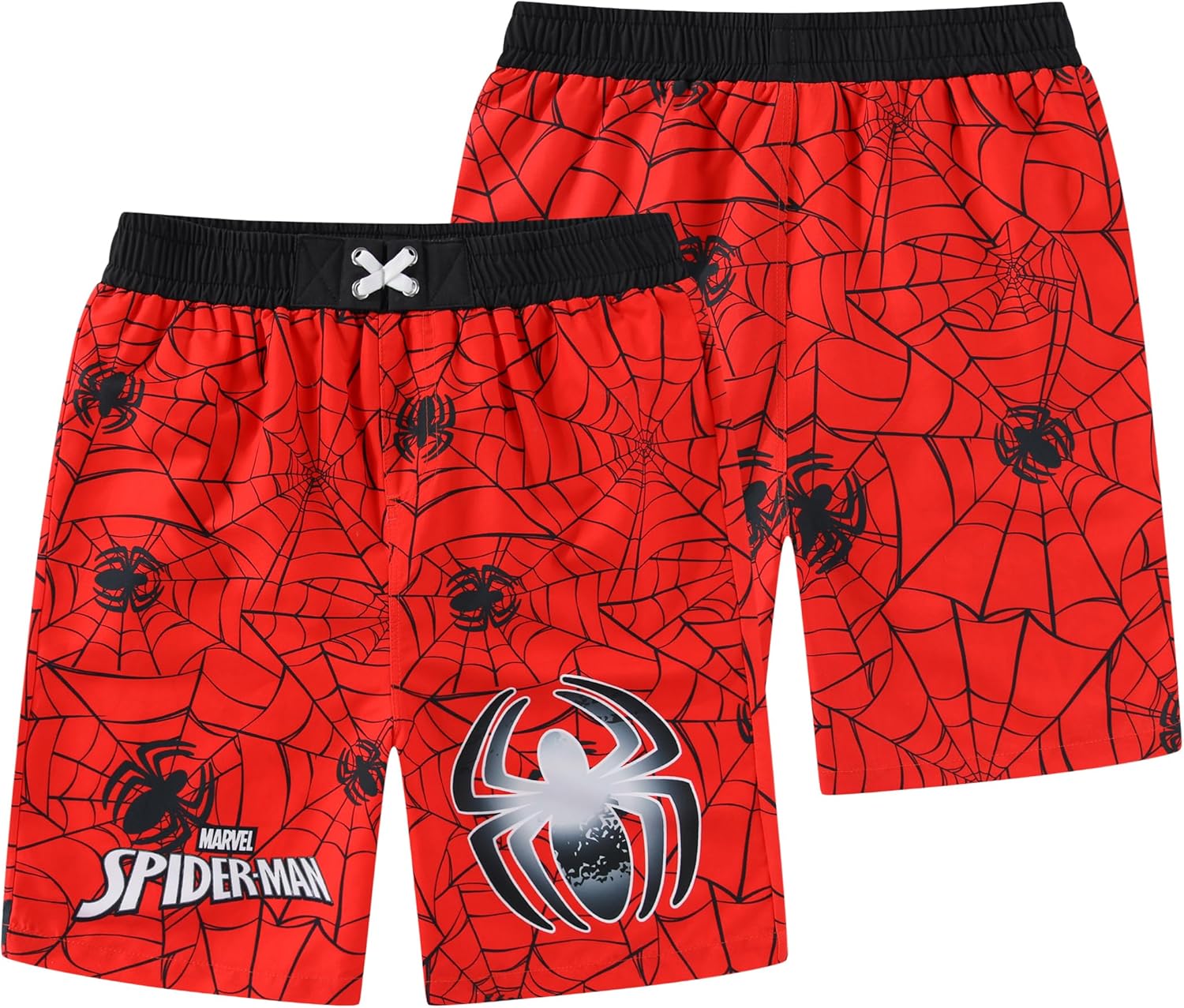 Marvel Spider-Man Boys UPF 50+ Swim Trunks Shorts Bathing Suit for Big Kids - Image 5