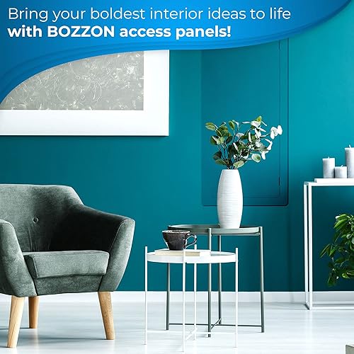 Miniatura 6 de Panel de acceso para paneles de yeso, 14 x 29 pulgadas, cubierta de orificio de pared, puerta de acceso, panel de acceso de fontanería para paneles