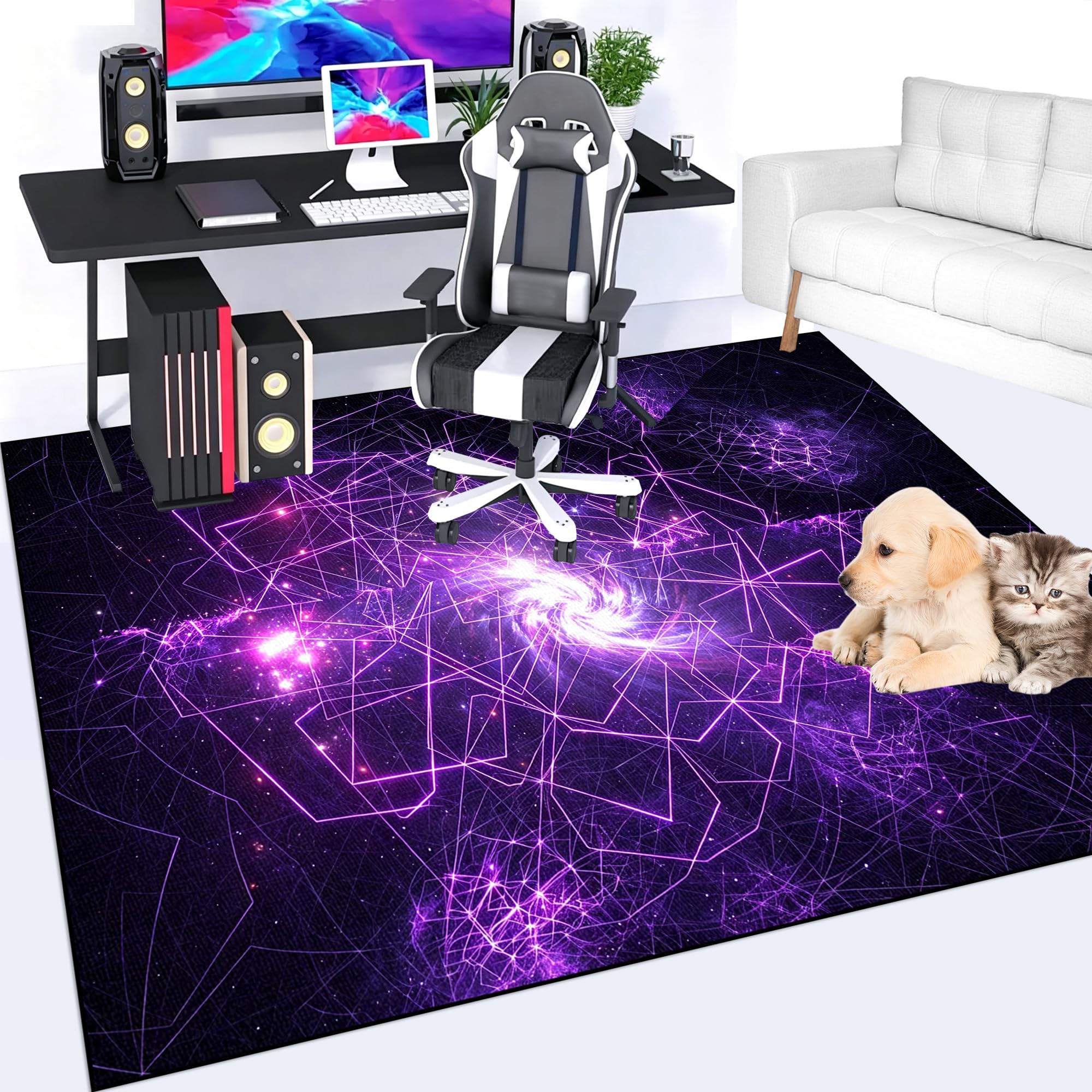 Dywan do salonu Duży dywan do sypialni Gaming 180 x 200 cm
