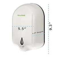 Vista 5 de Alpine Dispensador automático de jabón, dispensador de pared sin contacto - 37.2 fl oz